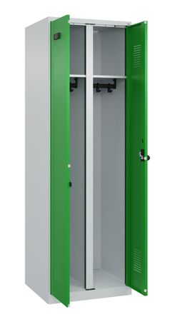 C+P Schwarz-Weiß-Spind Evolo PLUS