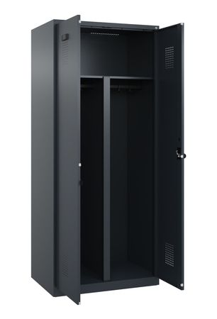 C+P PSA Schwarz-Weiß-Spind Evolo PLUS
