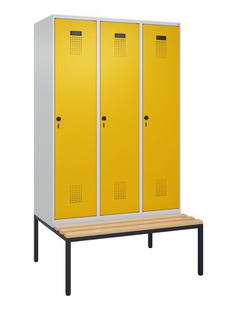 C+P Spind Evolo PLUS Bank 3 Abteile 2120x1200x8