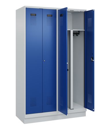 C+P PSA Schwarz-Weiß-Spind Evolo PLUS