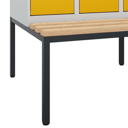 C+P Spind Evolo PLUS Bank 3 Abteile 2120x900x81