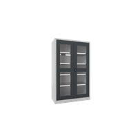 PAVOY Flügeltürschrank | mit Sichtfenstertüren | 195 x 120 x 60 | große Farbauswahl
