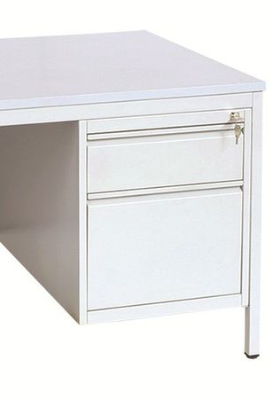 Schreibtisch | Konferenztisch mit optionalem Unterbaucontainer | 120 x 80 | verschiedene Farben