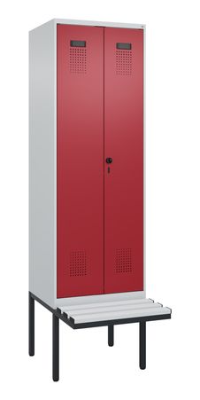 C+P Schwarz-Weiß-Spind Evolo PLUS