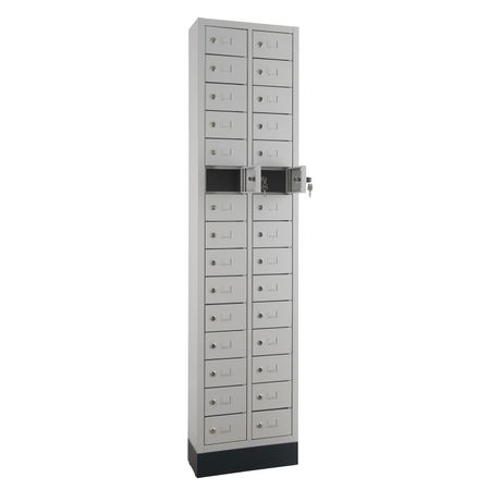 Mini-Schließfächer | Wertfachschrank 30 Abteile (hoch) | 195x46x20