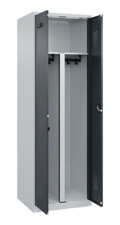 C+P PSA Schwarz-Weiß-Spind Evolo PLUS