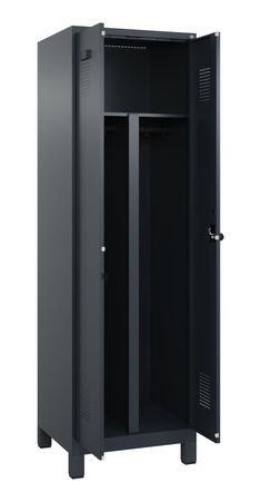 C+P PSA Schwarz-Weiß-Spind Evolo PLUS