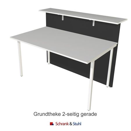 Grundtheke Rezeption ESG Sicherheitsglas Empfangstheke Counter