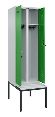 C+P Schwarz-Weiß-Spind Evolo PLUS