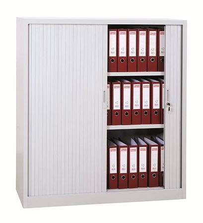 Aktenschrank | Rolladenschrank 135x120x46 GRAU