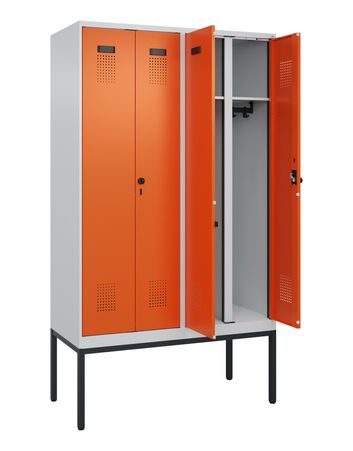 C+P Schwarz-Weiß-Spind Evolo PLUS