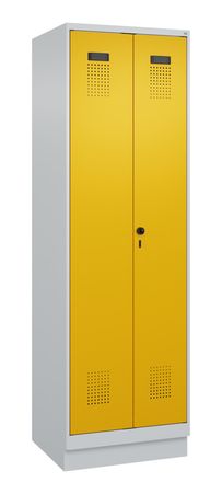 C+P Schwarz-Weiß-Spind Evolo PLUS mit Sockel 2 A