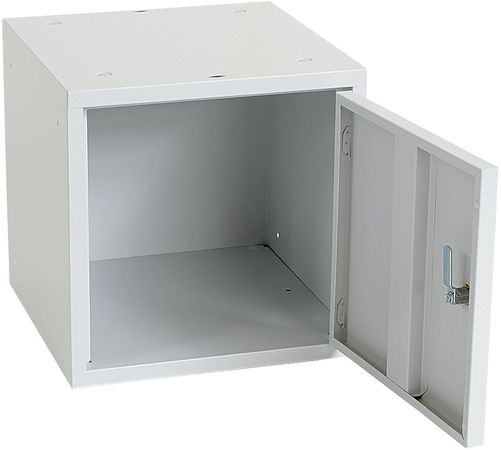 Schließfach | Schließfachwürfel 1 Abteil 38x38x38 | in GRAU oder BLAU