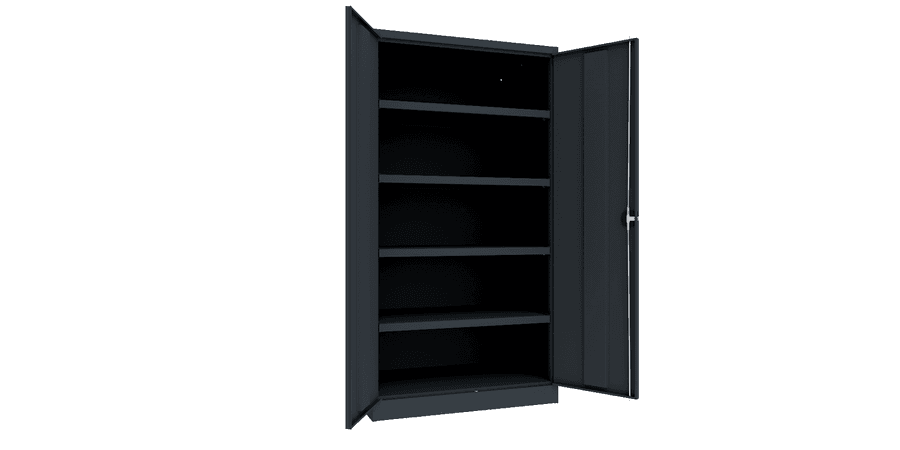 PAVOY Schwerlastschrank Premium mit Flügeltüren | 4 Fachböden | 195 x 104 x 63 | große Farbauswahl