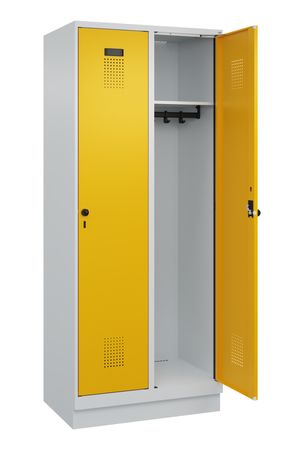 C+P Spind Evolo PLUS mit Sockel 2 Abteile 1950x