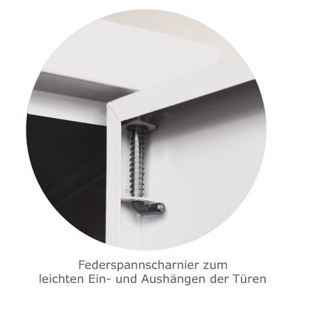 Federspannscharnier Stahlschrank Metallschrank Aktenschrank Büroschrank