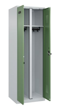 C+P Schwarz-Weiß-Spind Evolo PLUS