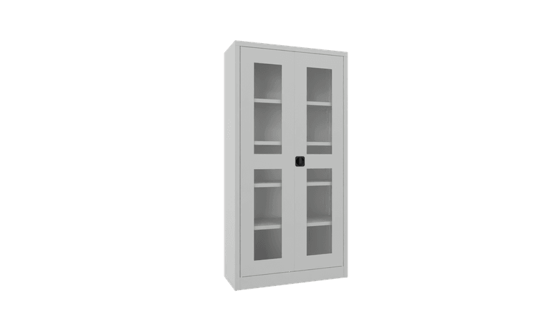 PAVOY Flügeltürschrank | mit Sichtfenstertüren | 195 x 100 x 40 | große Farbauswahl