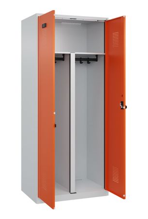 C+P PSA Schwarz-Weiß-Spind Evolo PLUS
