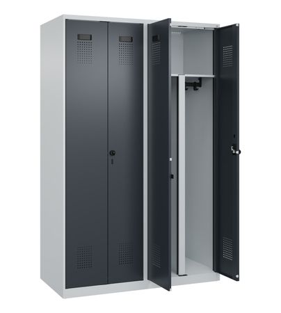 C+P PSA Schwarz-Weiß-Spind Evolo PLUS