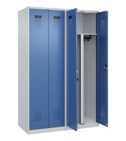 C+P PSA Schwarz-Weiß-Spind Evolo PLUS