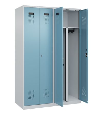 C+P PSA Schwarz-Weiß-Spind Evolo PLUS