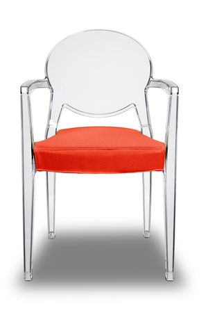 transparenter Armlehnstuhl