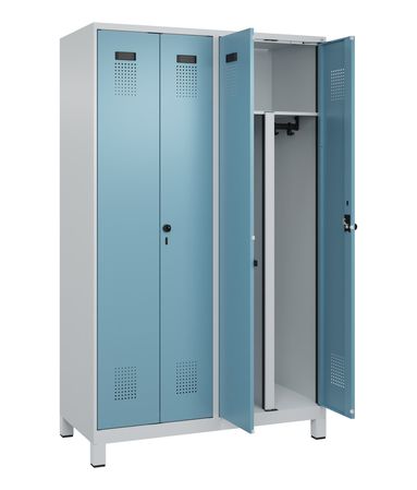 C+P PSA Schwarz-Weiß-Spind Evolo PLUS