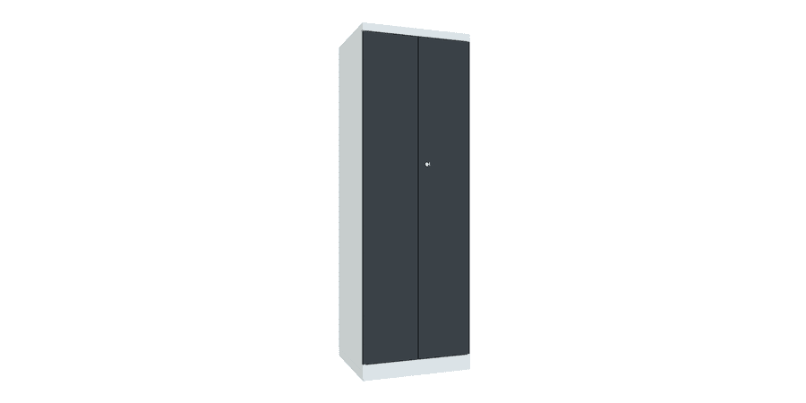 PAVOY Flügeltürschrank | Kleiderschrank mit Hutboden und Kleiderstange | 180 x 60 x 50 | große Farbauswahl