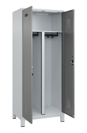 C+P PSA Schwarz-Weiß-Spind Evolo PLUS
