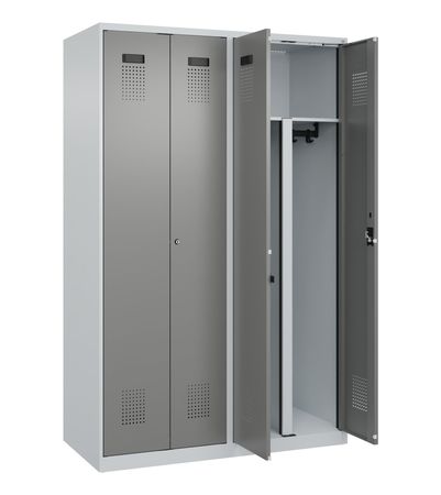 C+P PSA Schwarz-Weiß-Spind Evolo PLUS