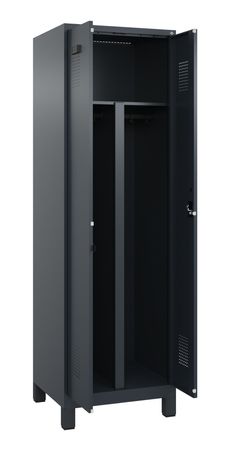 C+P PSA Schwarz-Weiß-Spind Evolo PLUS