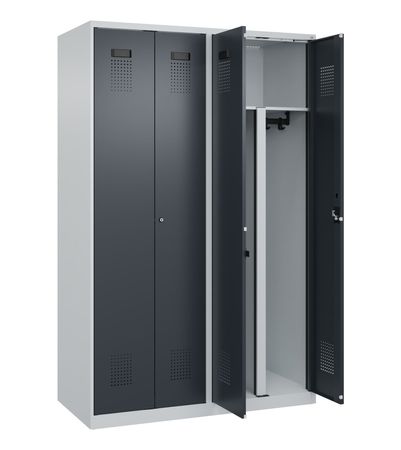 C+P PSA Schwarz-Weiß-Spind Evolo PLUS