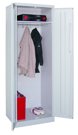PAVOY Flügeltürschrank | Kleiderschrank mit Hutboden und Kleiderstange | 180 x 60 x 50 | große Farbauswahl