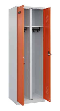 C+P Schwarz-Weiß-Spind Evolo PLUS