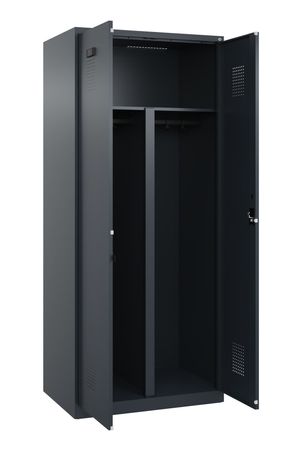 C+P PSA Schwarz-Weiß-Spind Evolo PLUS