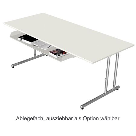 sichtschutz schreibtisch bürotisch höhenverstellbarer Tisch blickschutz weiß weiss