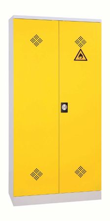 Gefahrstoffschrank | Umweltschrank GRAU/GELB