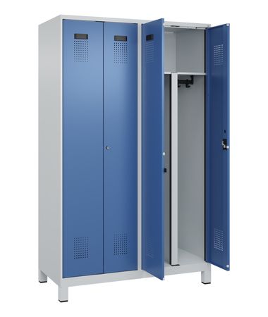 C+P PSA Schwarz-Weiß-Spind Evolo PLUS