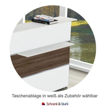 Taschenablage Patienten Kunden Eingangsbereich Empfangstresen