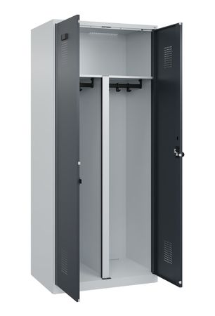 C+P PSA Schwarz-Weiß-Spind Evolo PLUS