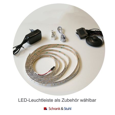 LED Beleuchtung Empfangstresen Empfangstheke Ecktheke