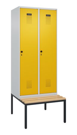 C+P Spind Evolo PLUS Bank 2 Abteile 2120x800x81