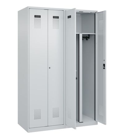 C+P PSA Schwarz-Weiß-Spind Evolo PLUS