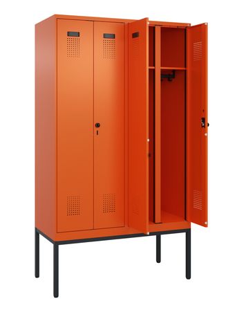 C+P Schwarz-Weiß-Spind Evolo PLUS