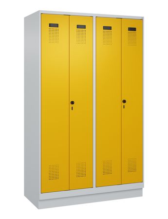 C+P PSA Schwarz-Weiß-Spind Evolo PLUS mit Sockel 