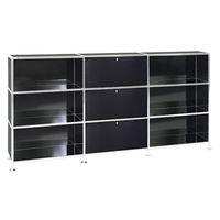 Büroregal | Aktenregal | Sideboard 3 / 3 mit 3 Klapptüren in der Mitte