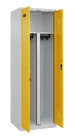 C+P PSA Schwarz-Weiß-Spind Evolo PLUS