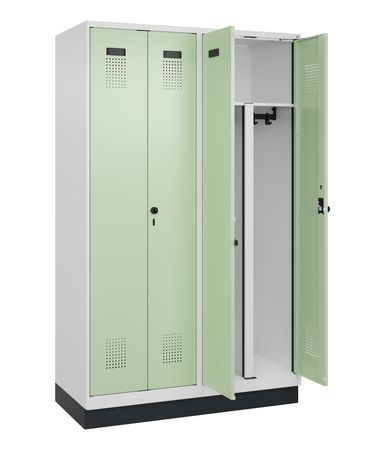C+P PSA Schwarz-Weiß-Spind Evolo PLUS