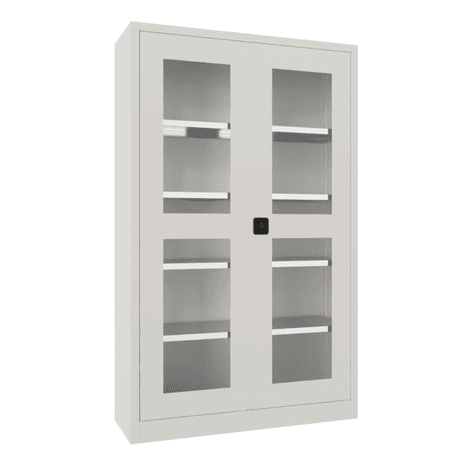 PAVOY Flügeltürschrank | mit Sichtfenstertüren | 195 x 120 x 40 | große Farbauswahl
